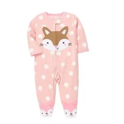 Baby Rompers Spring Autumn Clothes Zipper Fleece Boy Girl Pajamas Newborn Outfit Animal Jumpsuit Infants Clothing 0 -12 Months