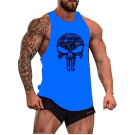 Gym Brand clothing Bodybuilding Fitness Mens running tanks workout BEAST print vest Stringer sportswear muscle undershirt