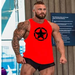 Gym Brand clothing Bodybuilding Fitness Mens running tanks workout BEAST print vest Stringer sportswear muscle undershirt