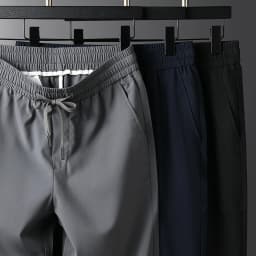Men's Quick-drying Pants, Drawstring Elastic Waist, Casual Trousers, Loose Straight Pants, Summer New Fashion, Trendy