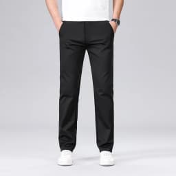 Classic Style Men's Fashion Casual Pants Brand Fashion Solid Color Business Straight ArmyGreen Beige Khaki Anti-wrinkle Trousers