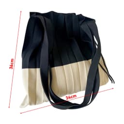 Retro Pleats Crochet Tote Bag Fashion Large Capacity Shoulder Bag Reusable Knitted Handbags Casual Braid Travel Bag for Women