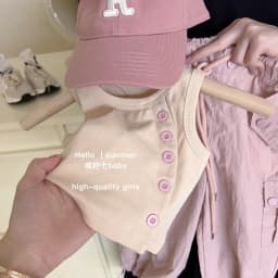 Children's Clothing Sets Sleeveless T-shirt + Overall 2pcs Kids Clothes Girls Clothes Set 1 To 6 Years Baby Girl Outfit Set