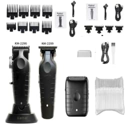 Kemei 2299 2296 T95 Professional Hair Clipper Cordless Trimmer Electric Foil Shaver Men Rechargeable Finish Hair Cutting Machine