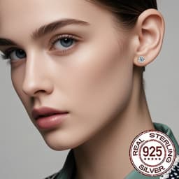 CWWZircons S925 Sterling Silver Simple Cubic Zircon Gold Color Round Daily Stud Earrings for Women Party Jewellery Gifts SE083