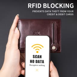 SCHLATUM Large Capacity Wallets for Men Genuine Leather RFID Blocking Accordion Credit Card Wallet with 21 Card Slots