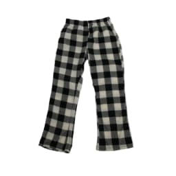 Boys Girls Pajama Pants Fleece Pajama Pants Soft Warm Loungewear Sleepwear Kids Pjs Sleep Pants Plaid Bottoms