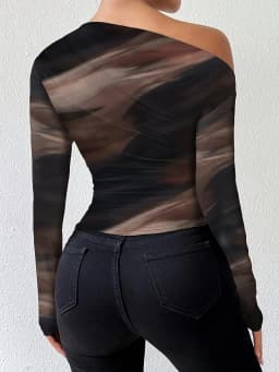 Elegant Casual Woman T-Shirt Fashion Loose T-Shirt Woman Temperament Long sleeve T-Shirt Holiday Weekend