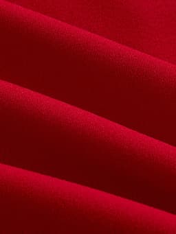 Red Rose Pure Desire Wind Waist Sleeveless Bow Hanging Neck Strap Naked Back Sexy Slimming and Slimming Solid Color Dress