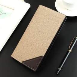 Men Bifold Business Leather Wallet Carteira Luxury Long Slim Masculina Male Purses Money Credit Card Thin Hombre Billetera