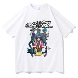 gorillaz Cotton High Quality EU Size t shirt designer streetwear men top funny man clothing