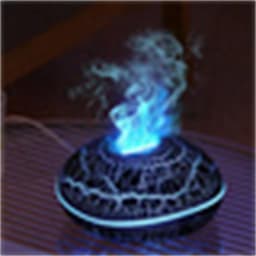 Aroma Humidifier Flame Can Add Essential Oil Small Aromatherapy Machine Air Humidifier Equipped with Colorful Lighting Function