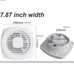 4/5/6 inch 220V Silent Ventilation Air Vents Ventilator Extractor Exhausted Extractor Fan Ventilator Bathroom Kitchen Washroom
