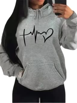 Faith Hope Love Letter Graphic Women Hoody Street Casual Loose Sweatshirt Autumn Fleece Hooded Hip Hop O-Neck Clothing Female