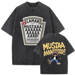 Limited Washed Vintage Rapper Kendrick Lamar DAMN Double Sided Print T-shirt Men Women Hip Hop Fashion Street Oversized T Shirts