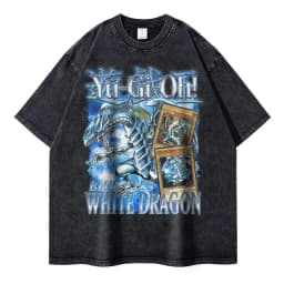 Change of Heart Washed T-shirts Men Women Anime Yu Gi Oh T Shirt Oversized Yugi Muto Tshirt Manga Seto Kaiba Tops Tees Clothing