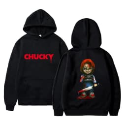 Horror Movie Play Chucky Hoodies Harajuku Hip Hop Streetwear Men Women Autumn Winter Hooded Sweatshirt Pullover Tops