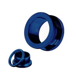 2PCS Multi Color Steel Screw Fit Tunnel Ear Plug Stretcher Gauge 3-25mm Ear Lobe Tunnel Expander
