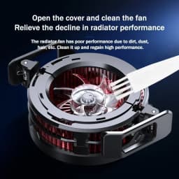 MEMO CX08-AI Mobile Phone Cooler 20W/27W Semiconductor Cooling Fan Radiator for IOS Android Frozen Magnetic Back-clip Heat Sink