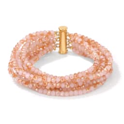 Blue Glass Crystal Miyuki Bracelet Bohemia Multi layered Faceted Crystal Beads Bracelets For Women Men Magnetic Buckle Jewelry