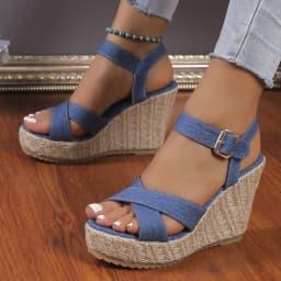Espadrilles Wedges Woman Sandals Summer New in Ladies Comfort Casual Shoes Party Sandals Footwear Zapatillas Mujer Verano