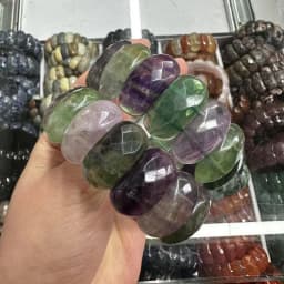 AAA Natural Stone Good Quality Black Onxy Crystal Strawberry Sodalite 12*24mm Bracelet Bangle Charm Fashion Couple Gift Jewelry