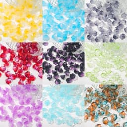 50pcs New Lily Of The Valley Colorful Bead Caps Glass Pendant Spacer Beads Jewelry Making Bracelet Earrings Beading Diy Material