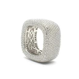 Luxury Promise Ring 925 Sterling Silver Micro Pave Lab Diamond Engagement Wedding Band Rings for Women Men Jewelry