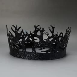 1pc Game of Thrones Joffrey Baratheon Black Crown Men's King Tiara for Pageants Cosplay Medieval Gothic Hair Accessories Themed