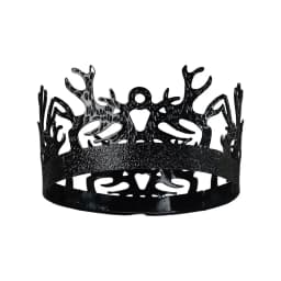 1pc Game of Thrones Joffrey Baratheon Black Crown Men's King Tiara for Pageants Cosplay Medieval Gothic Hair Accessories Themed