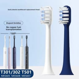 8 toothbrush heads for MIJIA electric toothbrush T301 MES605 T302 MES608 T501 MES607 T501C Pro replacement toothbrush head