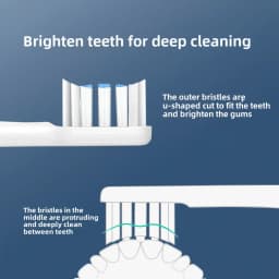 8 toothbrush heads for MIJIA electric toothbrush T301 MES605 T302 MES608 T501 MES607 T501C Pro replacement toothbrush head
