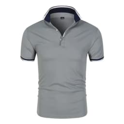 Summer Men Polo Men Shirt Short Sleeve Polo Shirt Contrast Color Polo New Clothing Streetwear Casual Fashion Men Collar Tops