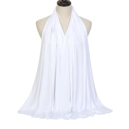 Premium Modal Cotton Jersey Hijab Scarf Long Muslim Shawl Plain Soft Turban Tie Head Wraps For Women Africa Headband 170x60cm