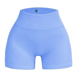 Women's Ribbed Knited Shorts Seamless Yoga Shorts Stretchy High Waist Shorts Sexy Hip Liftting Cycling Running Three Point Pants