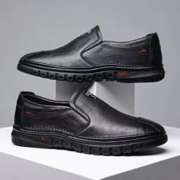 Men's Shoes Comfortable Fashion Synthetic Leather Shoes Soft Sole Soft Surface Non-Slip Men's Leather Shoes
