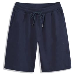 2025 Summer Men's Set of 5 - Elastic Drawstring Loose Jogger Shorts for Fitness - Breathable & Casual Solid Color Sports Pants