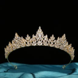 Princess Crowns For Wedding Bride Headdress Cubic Zirconia CZ Bridal Tiara Crown For Women Girl Birthday Party Prom Hair Jewelry
