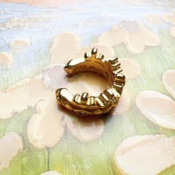 Single Ear Cuff Crown Gold Europe Style Brand New Fine Jewelry Vintage Gift For Women 925 Sterling Silver