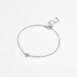 VEWANT 925 Sterling Silver Clear CZ Pave Heart Bracelet Chain Wome Wedding Women Luxury Jewelry