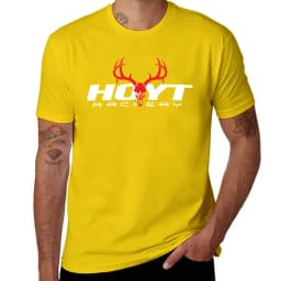 New HOYT ARCHERY LOGO BOW ARROW Graphic Print Classic Short Sleeves T-Shirt Aesthetic Clothing t shirts Men's Clothing