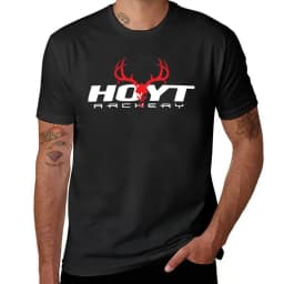New HOYT ARCHERY LOGO BOW ARROW Graphic Print Classic Short Sleeves T-Shirt Aesthetic Clothing t shirts Men's Clothing