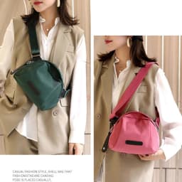New Fashion and Large Capacity Oxford Nylon Cloth Bag Crossbody Bag Shell Bag Simple and Versatile Women's One Shoulder Crossbod