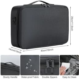 Large Capacity Cosmetic Case Waterproof Manicure Makeup Toolbox,Makeup Bag For Travel New Professional Tattoo Tool Makeup Case