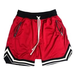 Men's Basketball Shorts Quick Dry Mesh Gym Shorts Fitness Male Sport Short Pants with Zipper Pockets Summer Multi-color S~5XL