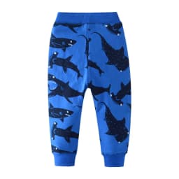 Jumping Meters Children's Animals Print Boys Girls Sweatpants Autumn Spring Sharks Baby Trousers Pants Sport Harm Kids Lose Pant