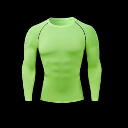 Compression Shirts Men's Rashguard Quick Dry Gym Fitness Shirts Spring Beach Surfing Athletic Sport Running Workout Tops Tees