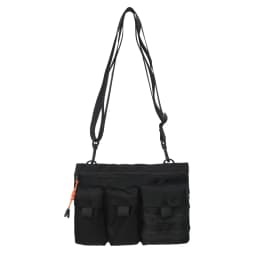 Streetwear Unisex Nylon Tactical Messenger Bags Casual Bullet Bessenger Bag Hip Hop Vest Bag Function Tactics Phone Shoulder Bag