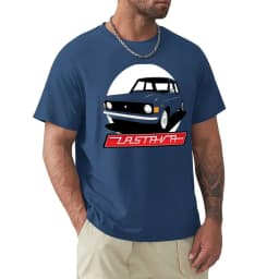 Zastava 101 T-Shirt boys whites anime korean fashion animal prinfor boys big and tall t shirts for men Short Sleeve Round Collar