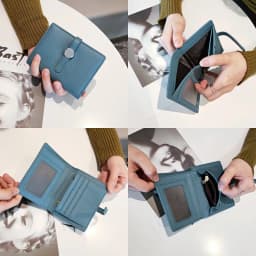 100% Cow Genuine Leather Women's Wallets and Fashion Small Money Bag Luxury Wallet Design Coin Purses Simple Wallet Card Holder
